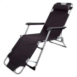 Tumbona reclinable Aktive Negro 177 x 34 x 47 cm Precio: 46.58999972. SKU: B18G8Y42AN