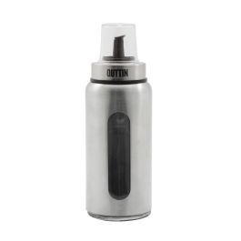 Quttin Aceitera de Acero Inoxidable 250 ml, 6x18 cm (16 Unidades)