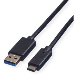 ROLINE 11.44.9010-20 Cable USB A a USB C, USB 3.2 Gen 1 (3.1 Gen 1), 5 Gbit/s, Negro, 0.5 m Precio: 23.0384. SKU: B153KE8CPP