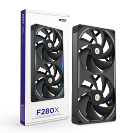 NZXT F280X Ventilador RGB Single-Frame Negro 280mm