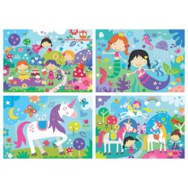 Puzzles progresivos 20-40-60-80 piezas mundo de fantasía Puzzles progresivos 20-40-60-80 piezas mundo de fantasía