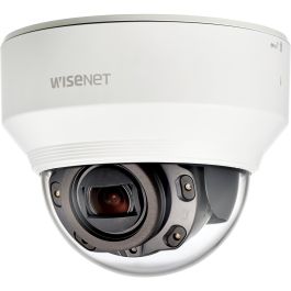 Hanwha Techwin XND-6080R Cámara IP Domo 2MP Interior PoE Visión Nocturna IR WDR para Techo y Vigilancia