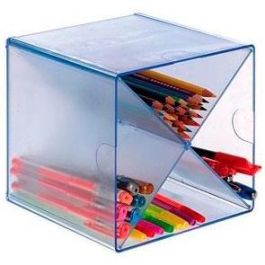 Archivo 2000 Organizador Archicubo Divisor En Aspa 4 Compartimentos 150x150x150 mm Azul Transparente Precio: 8.49999953. SKU: BIX01A6703AZTP
