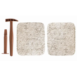 Clementoni Arqueo Ludic T-Rex Triceratops Fosforescentes Kit de Ciencia y Juego para Niños a Partir de 8 Años