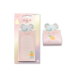 Imaginovo Bloc Notas Adhesivas con Mensaje Trasero Elefante 20 Hojas 85x164 mm