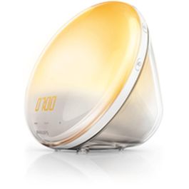 Philips HF3521/01 Simulador de Amanecer con 6 Sonidos Naturales y Luz Nocturna, Inalámbrico