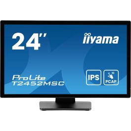 iiyama Monitor T2452MSC-B1AG Táctil 60.5cm (23.8") Full HD IPS HDMI+DP+USB Negro
