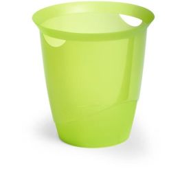 Durable Papelera TREND Redonda 16L Verde Translúcido - Cesto de Basura para Oficina y Hogar Ø31.5cm Altura 330mm Precio: 20.78999978. SKU: B1G46QMDGV