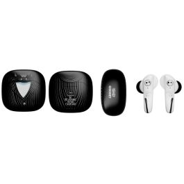 EXQUISITE GAMING Mini Cable Guy + Auriculares Inalámbricos Jack Pesadilla Antes de Navidad Disney Bluetooth 5.3 Cancelación Ruido