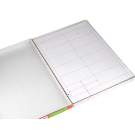 Q-connect Etiqueta Adhesiva KF10652 96.5x42.3 mm para Fotocopiadora Laser Ink-jet, Caja 100 Hojas DIN A4