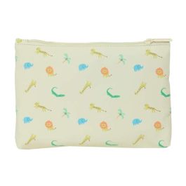 Estuche Escolar Safta Selva Selva Beige 23 x 16 x 3 cm