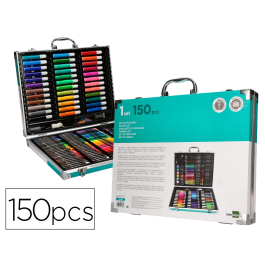 Liderpapel Estuche de Pintura en Aluminio 150 Piezas Maletín 37,8x29,7x4,6 cm Precio: 22.49999961. SKU: B1ACYAPQ8W