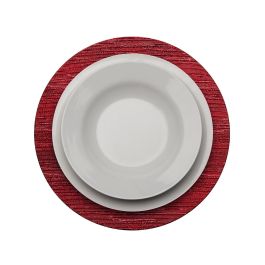 Bajoplato Rojo Versa (6 Unidades) Bajoplato Rojo Versa (6 Unidades)