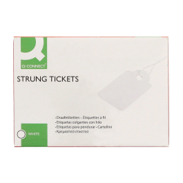 Q-connect Etiquetas Colgantes 36x53 mm Caja de 500 Unidades