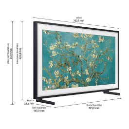 Samsung The Frame GQ32LS03CBUXZG QLED Smart TV de 32" Full HD 1080p HDR10+ Altavoces 20W Bluetooth WLAN Negro