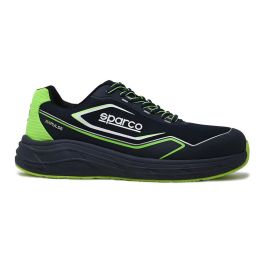 Sparco Calzado deportivo de seguridad Impulse ESD S1PS azul marino/verde fluo, t-46 - Suela EVA super-confort, tejido 3D seamless Sparco Calzado deportivo de seguridad Impulse ESD S1PS azul marino/verde fluo, t-46 - Suela EVA super-confort, tejido 3D seamless