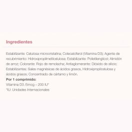 Cumlaude Lab FEMPLUS VITAMINA D3 comprimidos para salud ósea, 90 u