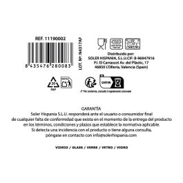 La Mediterranea Vaso 360 Cc "Nalon" Md ø7x9.5cm (48 Unidades)