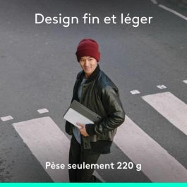 Logitech LOG5099206125834 Teclado Inalámbrico Portátil Keys-To-Go 2 para Tablet AZERTY Gris claro