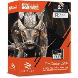 Seagate SEA8719706436717 FireCuda 520N SSD para juegos 2 TB NVMe M.2 2230-S2 PCIe G4 x4