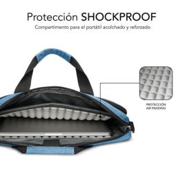 SUBBLIM Maletin Azul para portatil de 15,6? con proteccion total Air Padding