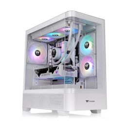 Thermaltake Caja Torre PC View 290 TG ARGB Cristal Templado Blanco, Ventiladores ARGB, USB-C, Torre Media ATX Precio: 116.50000032. SKU: B17BZRWH9J
