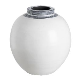 Jarrón Blanco Terracota Decoración 29 X 31 X 30 cm Precio: 63.9001. SKU: B1D5D8YHJD