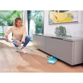 Leifheit 52124 Funda de Repuesto Mopa Plana Clean Twist M Ergo Static Plus 33cm - Limpieza en Seco, Antiestática, Atrae Polvo y Pelo