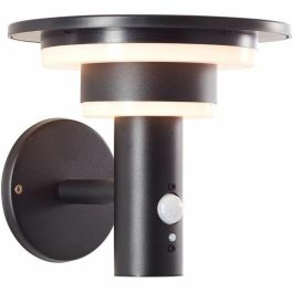 Aplique de exterior - BRILLIANT - GARVINA - LED y solar - Detector de movimiento - Acero inoxidable y plástico - 4 W - Negro Precio: 59.50000034. SKU: B1JT23WHYV