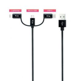 Cable USB NANOCABLE 10.01.3200 Negro 1 m (1 unidad) Cable USB NANOCABLE 10.01.3200 Negro 1 m (1 unidad)