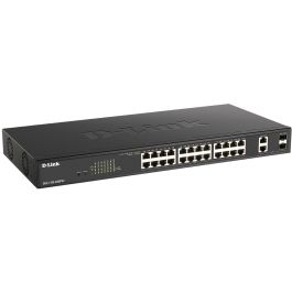 D-Link DGS-1100-26MPV2 Switch Gestionado 24+2 Puertos RM PoE+ Rack Mount