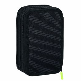 Plumier Triple Real Madrid C.F. Negro 12.5 x 20.5 x 6 cm (41 Piezas) Plumier Triple Real Madrid C.F. Negro 12.5 x 20.5 x 6 cm (41 Piezas)