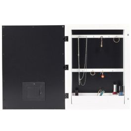 Cosmetic Club Espejo Joyero Armario con LED para Cosméticos y Joyas 30x9.3x40.2 cm