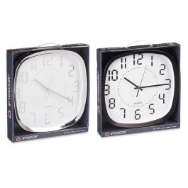 Reloj Redondo 31Cm Plata Negro Surt Giftdecor (6 Unidades) Reloj Redondo 31Cm Plata Negro Surt Giftdecor (6 Unidades)