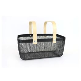 Cesta Organizadora Maison con Asa de Madera Doble - Confortime (6 Unidades) Cesta Organizadora Maison con Asa de Madera Doble - Confortime (6 Unidades)