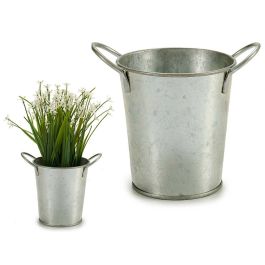 Macetero Pequeño Zinc Ibergarden 16x12x11 cm, Plata, 500 ml (72 Unidades) Precio: 57.58999961. SKU: S3606091