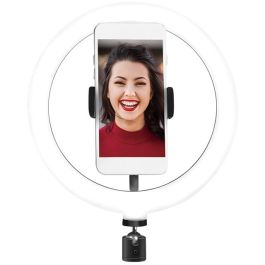LogiLink Anillo de Luz para Smartphone DM 20cm con Cable de 1.8m