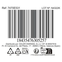 Inde Taza Mug 230 ml "Black Clay" Surtido - Ø7 x 7.9 cm (36 Unidades)
