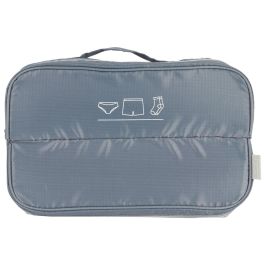 Jet Lag Bolsa para Ropa Interior de Viaje con 2 Espacios y Cremalleras 29x17x12 cm