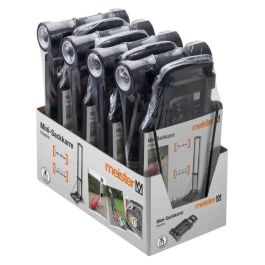 Meister 8985730 Carretilla de Mano Plegable Tipo Diablo Mini, Diseño Compacto para Fácil Guardado, Soporta hasta 45 kg.
