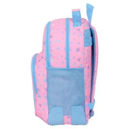 Safta Mochila doble con cantoneras adaptable a carro Stitch bright 420x320x150 mm