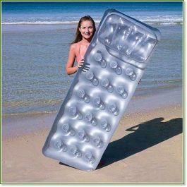 Bestway Colchoneta Hinchable Vasos Metalica con Almohada 188x71 cm Playa y Piscina 43024 Bestway Colchoneta Hinchable Vasos Metalica con Almohada 188x71 cm Playa y Piscina 43024