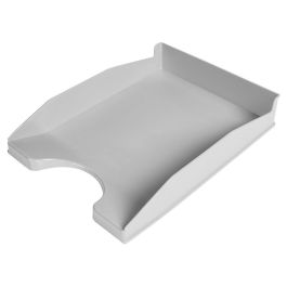 Bandeja Sobremesa Plastico Q-Connect Gris Opaco 240x70x340 mm 6 unidades