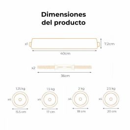 Mancuernas Xiaomi ORMANC30V2 30 kg 30 Kg