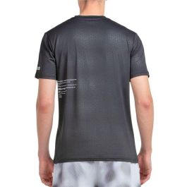 Camiseta de Manga Corta Hombre Bullpadel Mofero Negro Pádel 36,5