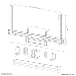Neomounts AV2-500BL Videobar kit 43-110" - VESA - max 10 kg - universal,Videobar mount, 200 x 200,200 x 400,400 x 400,400 x 600,200 x 300,600 x 200,600x 300,600 x 400,800 x 200,800 x..., 109.2 cm (43"), 2.79 m (110"), 10 kg, Black Neomounts AV2-500BL Videobar kit 43-110" - VESA - max 10 kg - universal,Videobar mount, 200 x 200,200 x 400,400 x 400,400 x 600,200 x 300,600 x 200,600x 300,600 x 400,800 x 200,800 x..., 109.2 cm (43"), 2.79 m (110"), 10 kg, Black