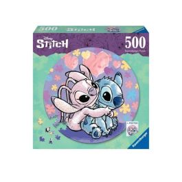 Puzzle redondo 500 piezas Stitch - 10 años - Ravensburger - Disney - 17581