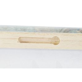 DKD Home Decor Cuadro Mediterráneo de Lienzo con Conchas, Multicolor y Diseños Variados - Set 8 Cuadros Decorativos 40x40x2 cm
