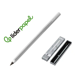 Liderpapel Eternal Pencil Lápiz Infinito Grafito Aluminio Hexagonal Plateado Ultra Resistente 1 Punta de Recambio Precio: 3.50000002. SKU: B1C8MRBA57
