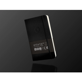 Antartik Cuaderno Tapa Dura A6 Hojas Cuadrícula Negro 100 Hojas 80 gr FSC Certificado